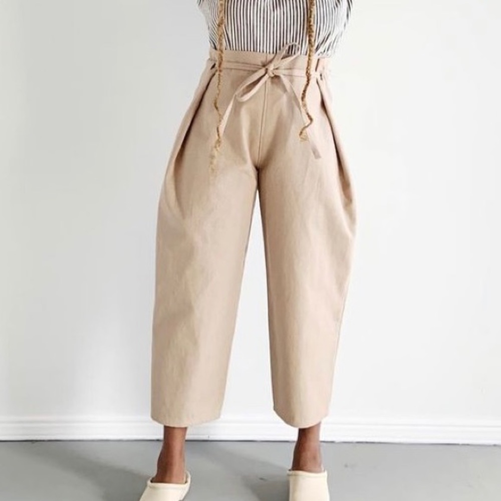 Eli and Barry pant 3, tea hemp cotton canvas OS0
